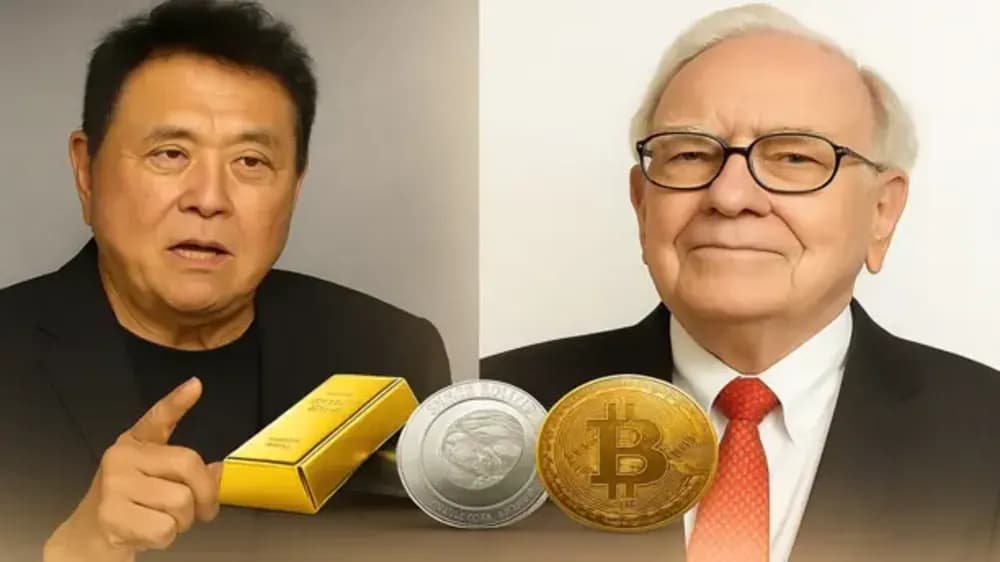 Gold, silver or Bitcoin? What would Robert Kiyosaki and Warren Buffett advise you to buy now